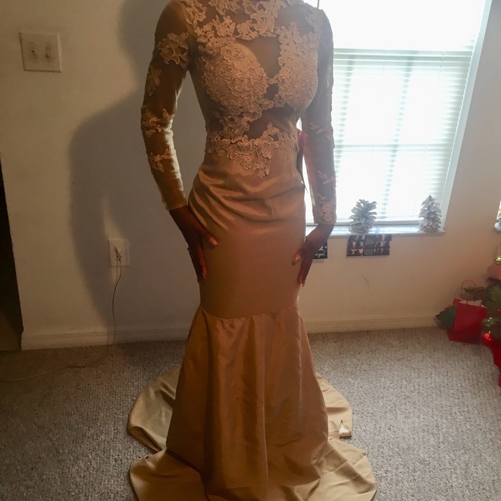 Gold Prom Dress